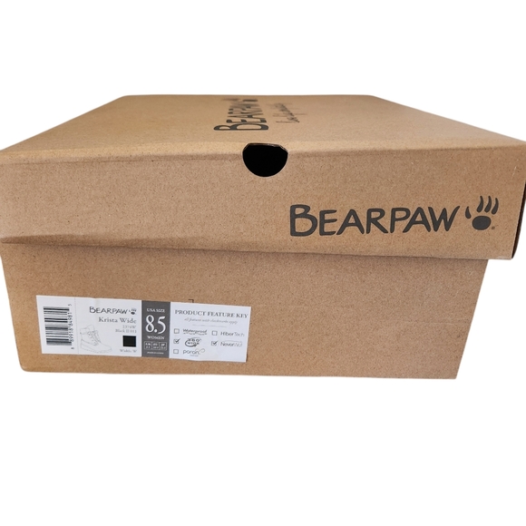 Bearpaw Womens Krista Wide Black Winter & Snow Boots 8.5 Wide , Waterproof - Picture 2 of 11